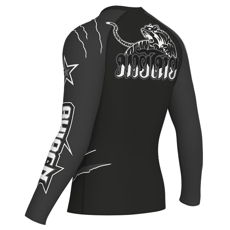 Scratch Compression Rashguard Long Sleeve Shirts