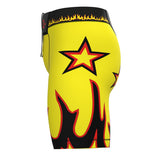 Flames Compression MMA Shorts