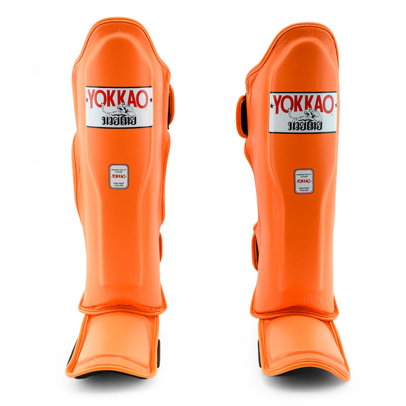 Matrix Orange Tiger Shin Guards